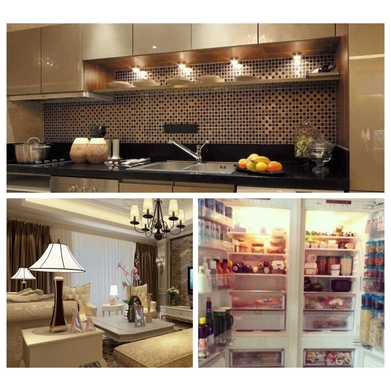  2pcs E14 LED Fridge Light Bulb | 3W Refrigerator Corn Lamp | Warm & Cool White | 220V