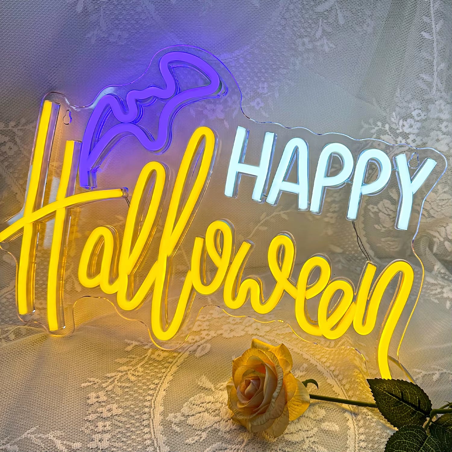Happy Halloween LED Neon Sign 