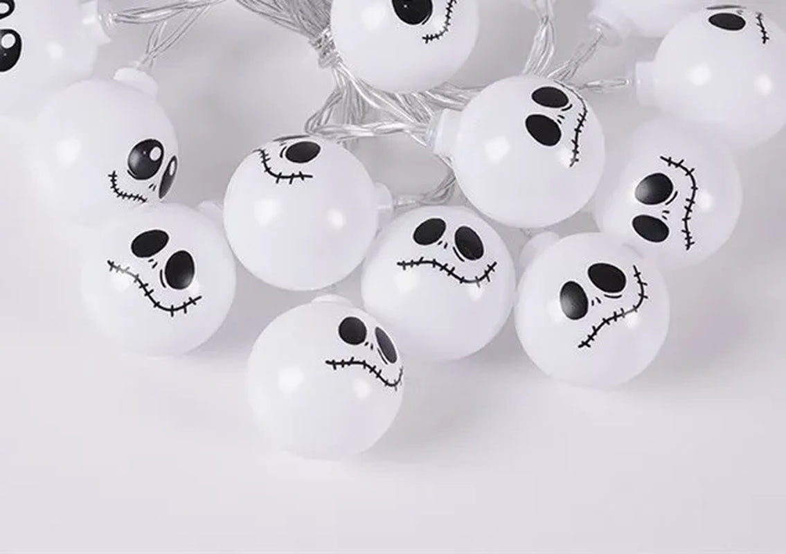 2025 Halloween Ghost String Lights LED 