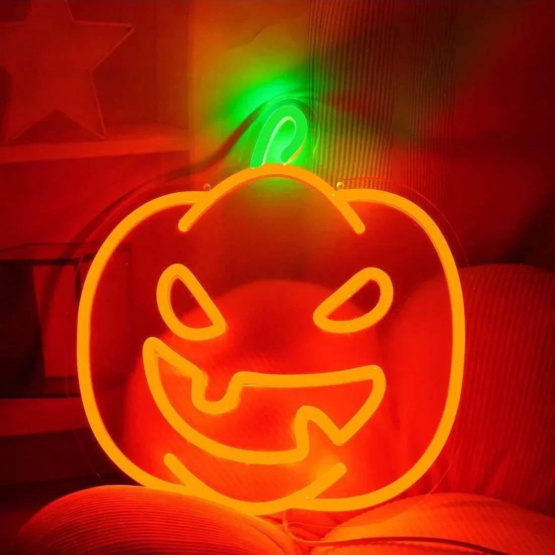 Halloween Pumbkin Neon Light