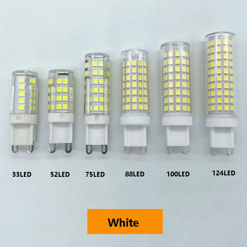 G9 LED Bulb – Energy Saving 5W–25W | Warm White & Cool White | 360° Beam