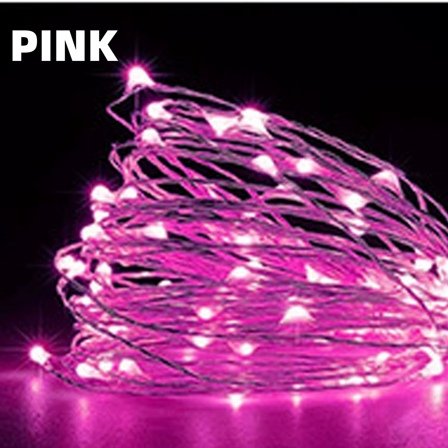 LED Copper Wire String Lights – USB & Battery Powered | Flexible Fairy Lights for Christmas, Home & Party Décor