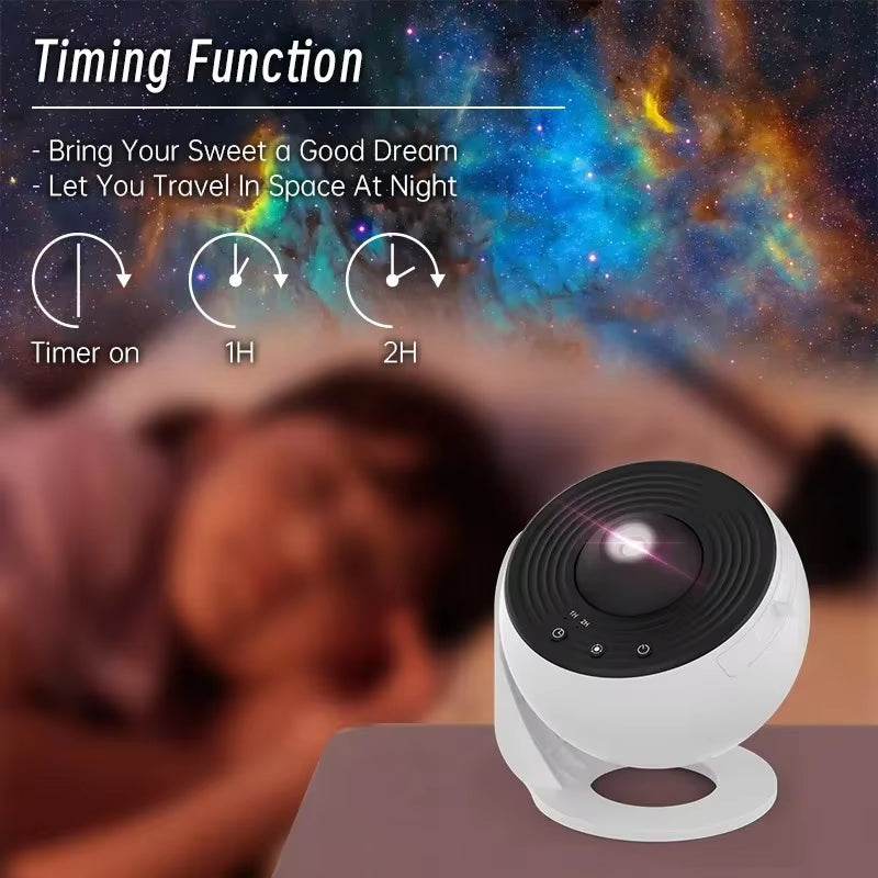 13-in-1 Planetarium Galaxy Projector – HD Star & Space Night Light | 12 Films, Adjustable Focus, Timer