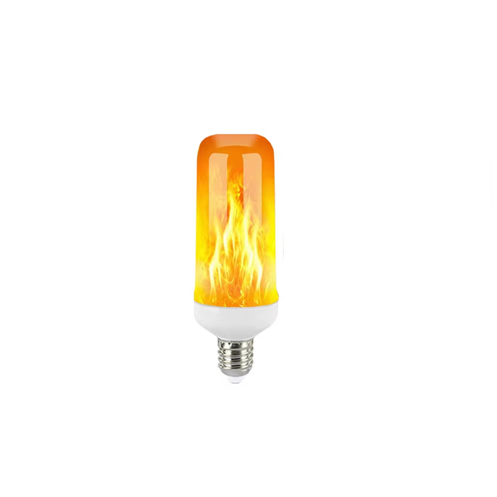 Multi-Function LED Flame Effect Bulb – 12W | E27 / B22 / E14 | 3 Modes | 1300K Firelight | Gravity Sensor