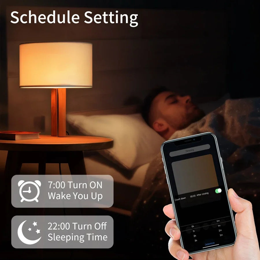 WiFi Smart LED Bulb – E27 | 12W/15W/20W | Warm & Cool White | Alexa & Google Home Compatible