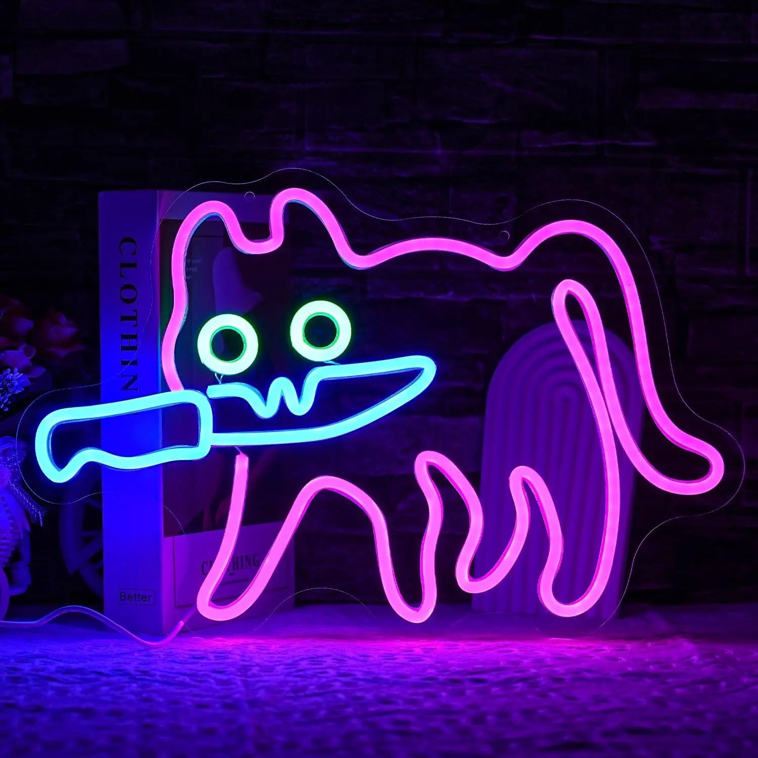 LED Neon LCat Sign 