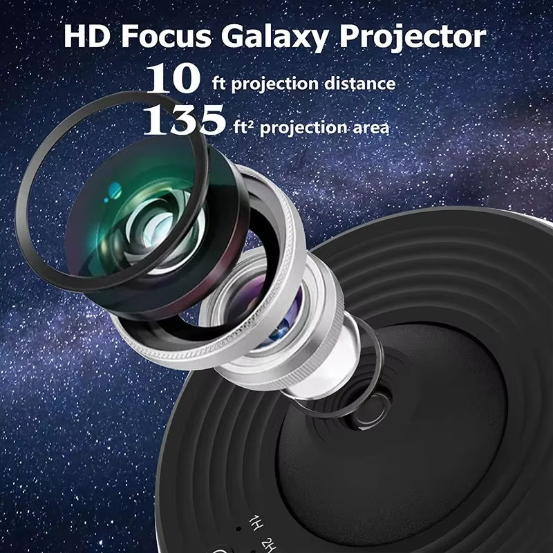 13-in-1 Planetarium Galaxy Projector – HD Star & Space Night Light | 12 Films, Adjustable Focus, Timer