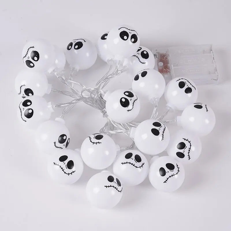 2025 Halloween Ghost String Lights LED 