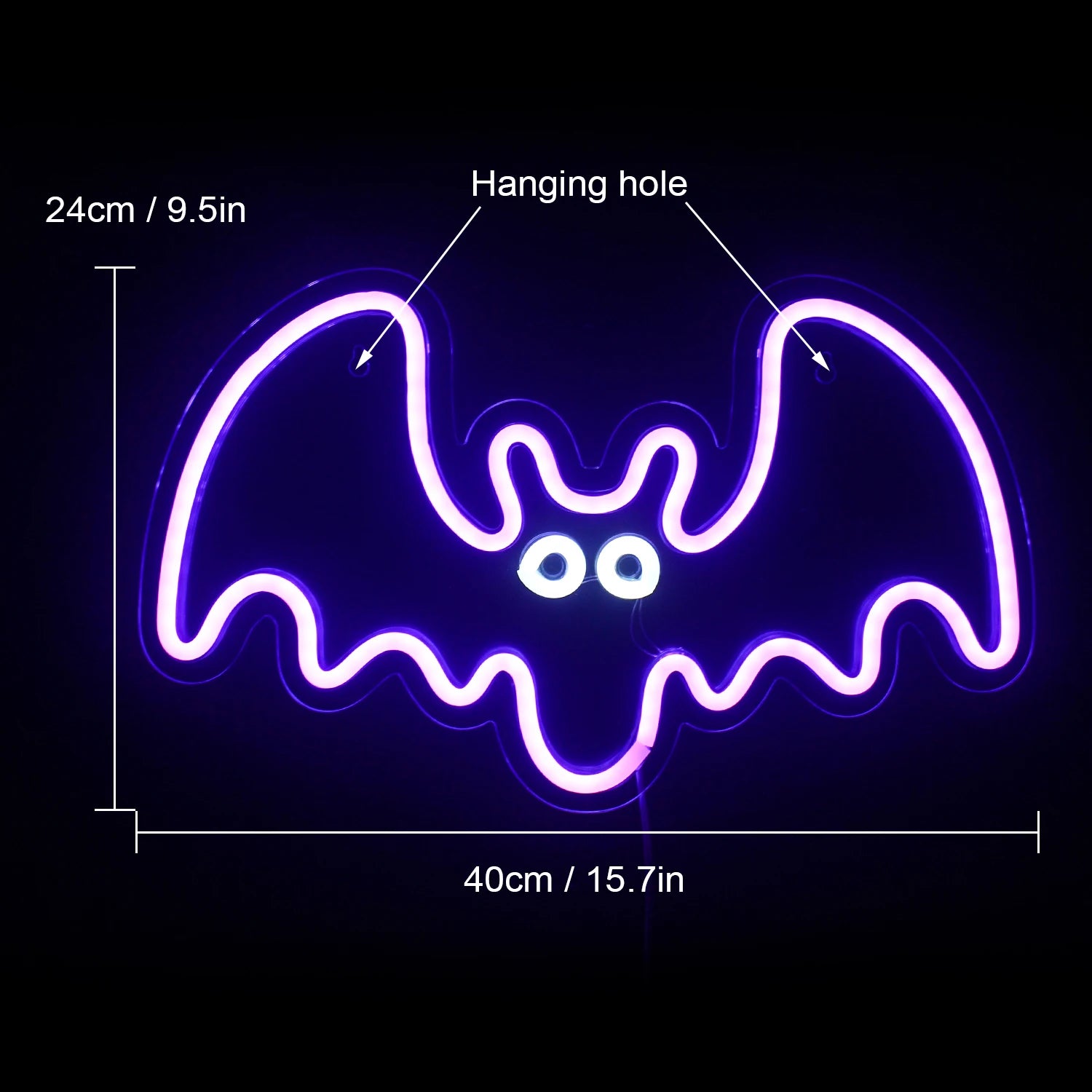 Bat LED Neon Sign for Halloween 