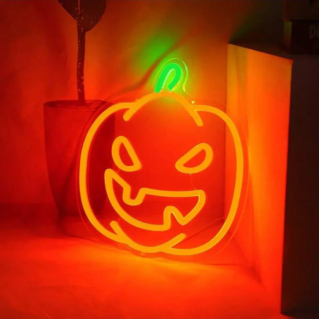 Halloween Pumbkin Neon Light