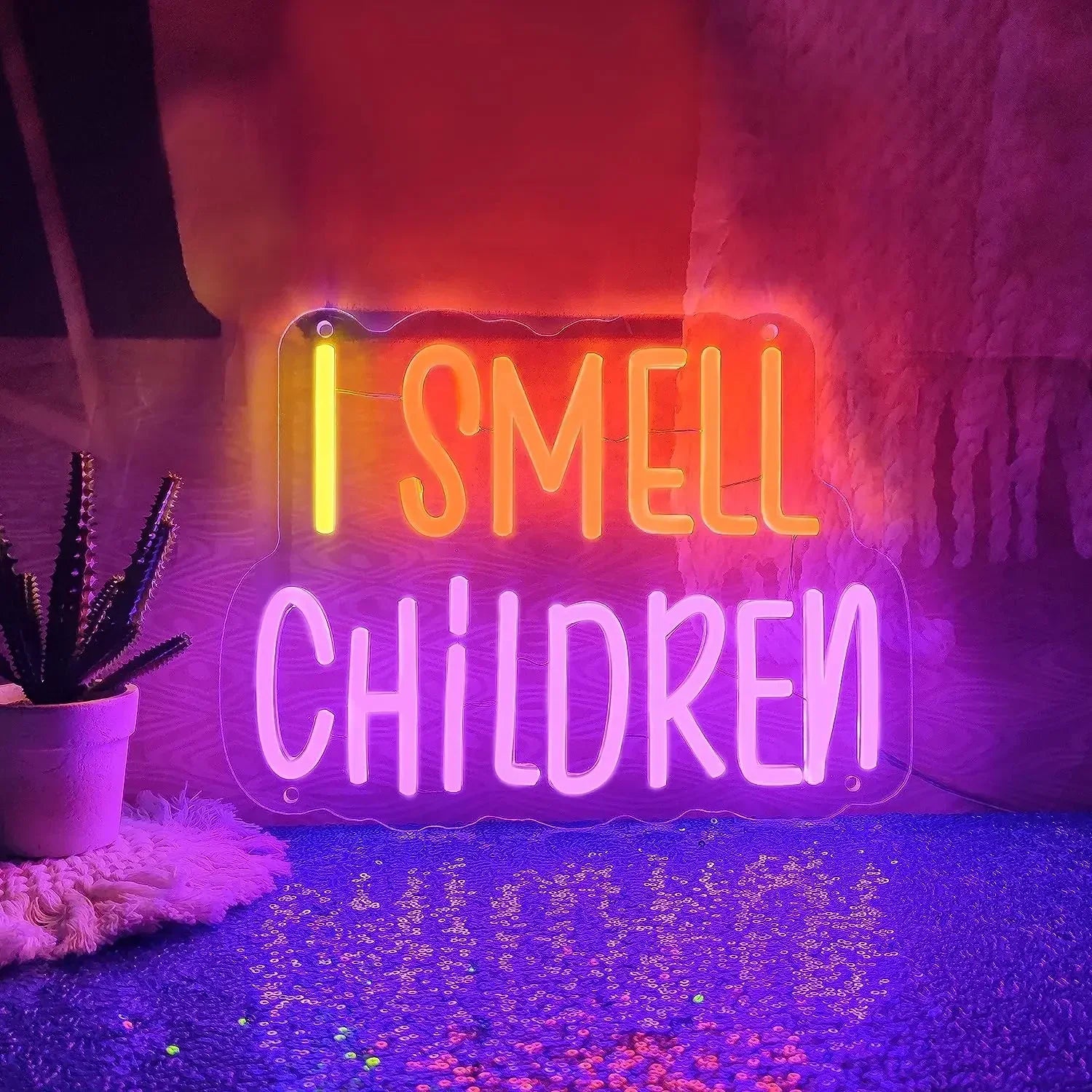 Halloween I Smell Children Neon Sign