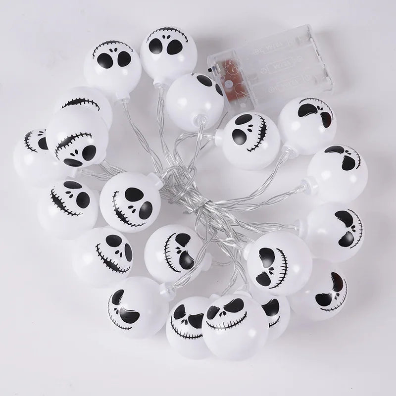 2025 Halloween Ghost String Lights LED 