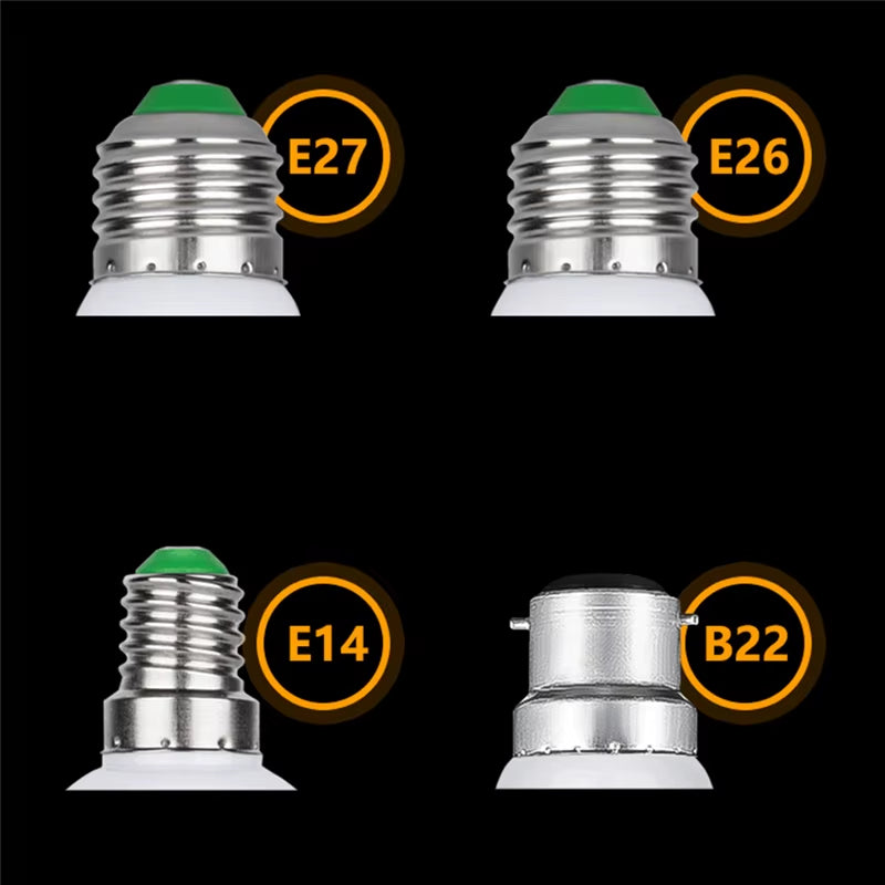 Multi-Function LED Flame Effect Bulb – 12W | E27 / B22 / E14 | 3 Modes | 1300K Firelight | Gravity Sensor