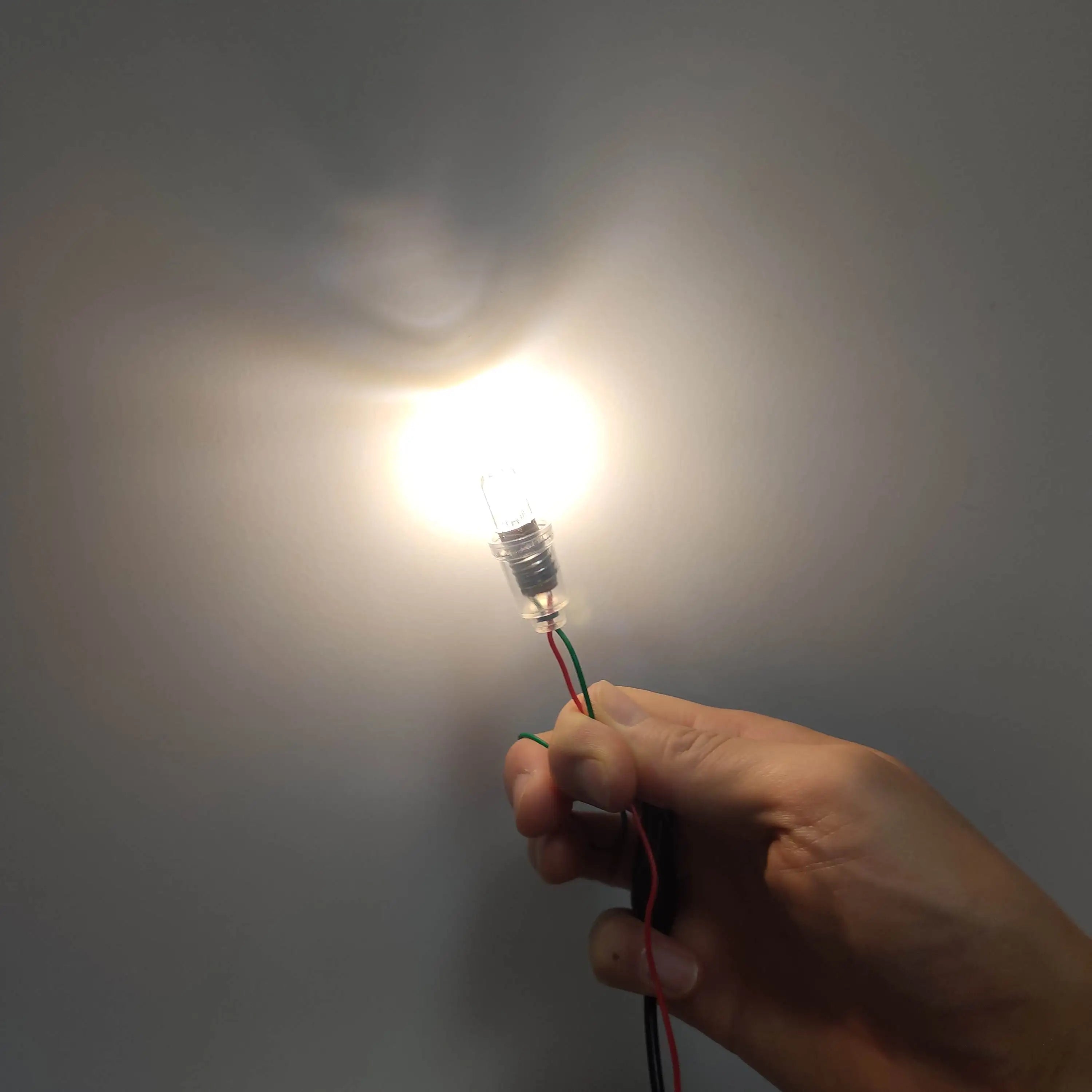 2pcs E10 LED Bulb – 6V / 12V Flashlight & Work Light | White & Warm White