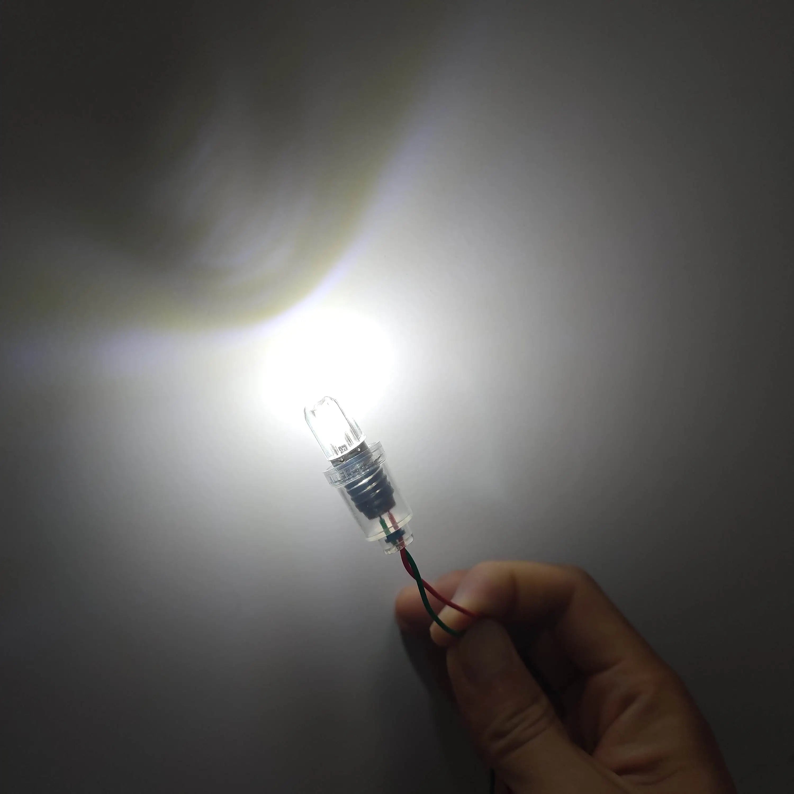 2pcs E10 LED Bulb – 6V / 12V Flashlight & Work Light | White & Warm White