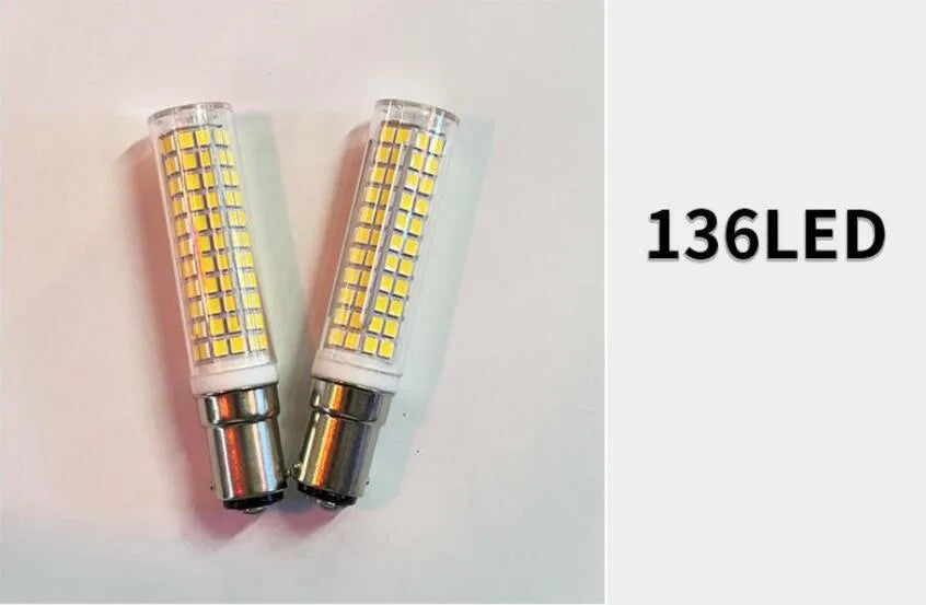 BA15D LED Bulb – 52/76/88/102/136 SMD Options | 6W–15W Energy Saving Light | Warm White or Cool White