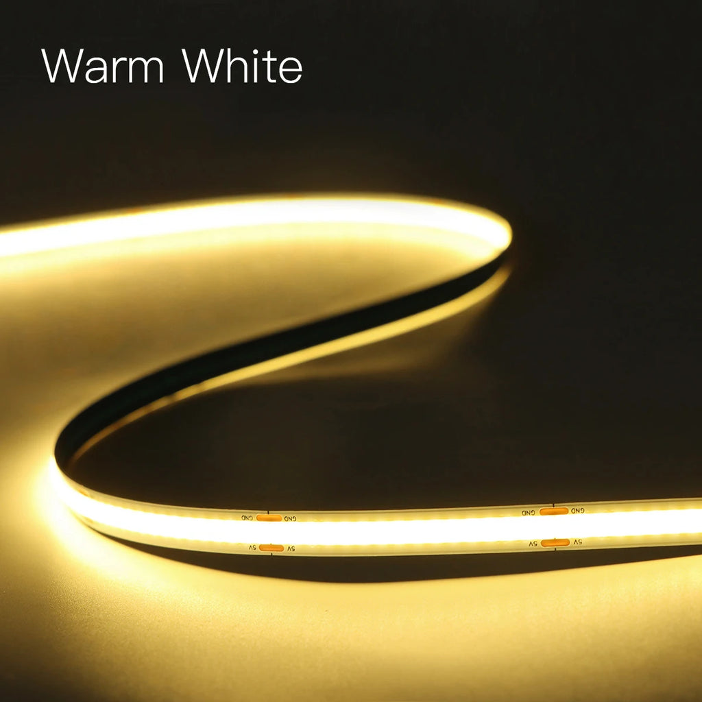 WiFi Smart LED Strip Light – 5V | Tuya/Smart Life App | Alexa & Google Compatible | 1M–5M | White/Warm/Natural