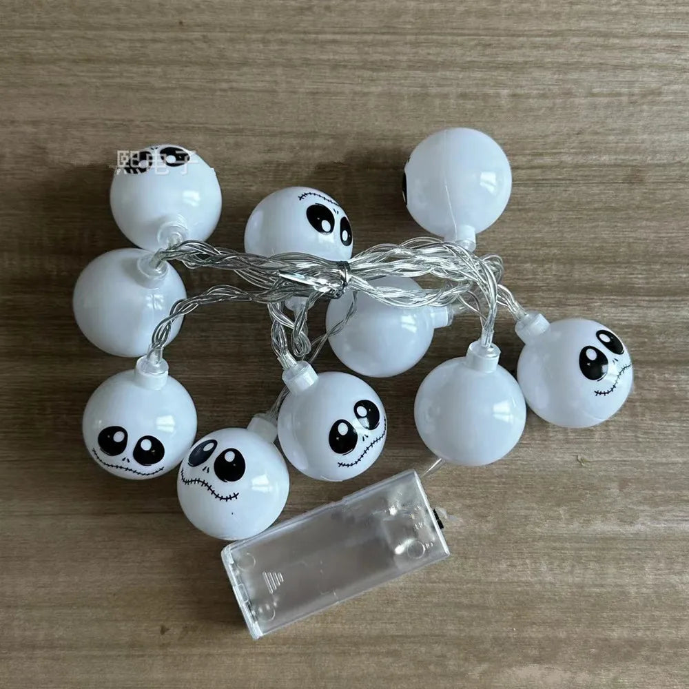 2025 Halloween Ghost String Lights LED 