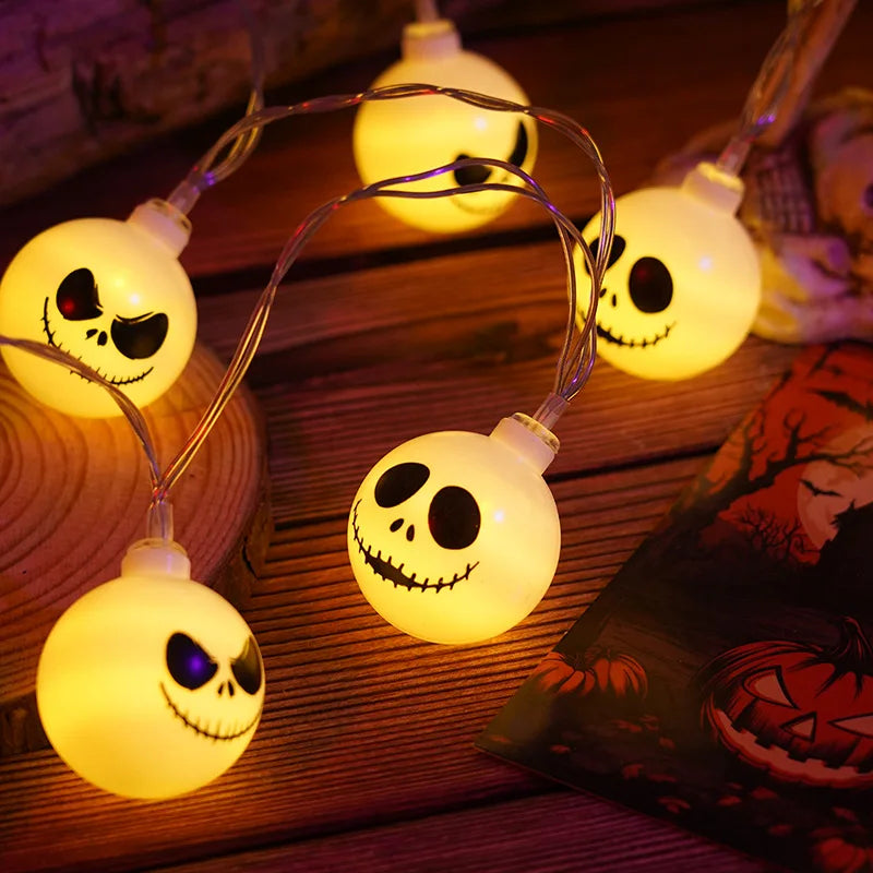 2025 Halloween Ghost String Lights LED 