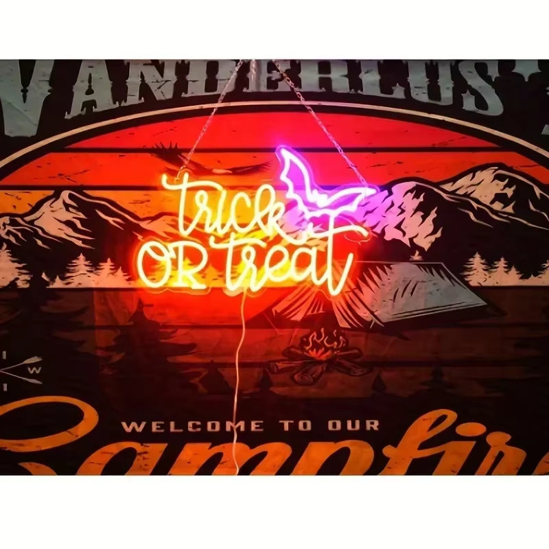 Trick or Treat Neon Sign 