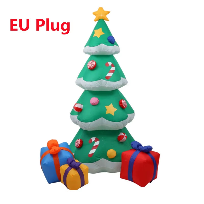 Inflatable Christmas Decoration – Polyester Fabric | EU/UK Plug | Indoor & Outdoor Holiday Display