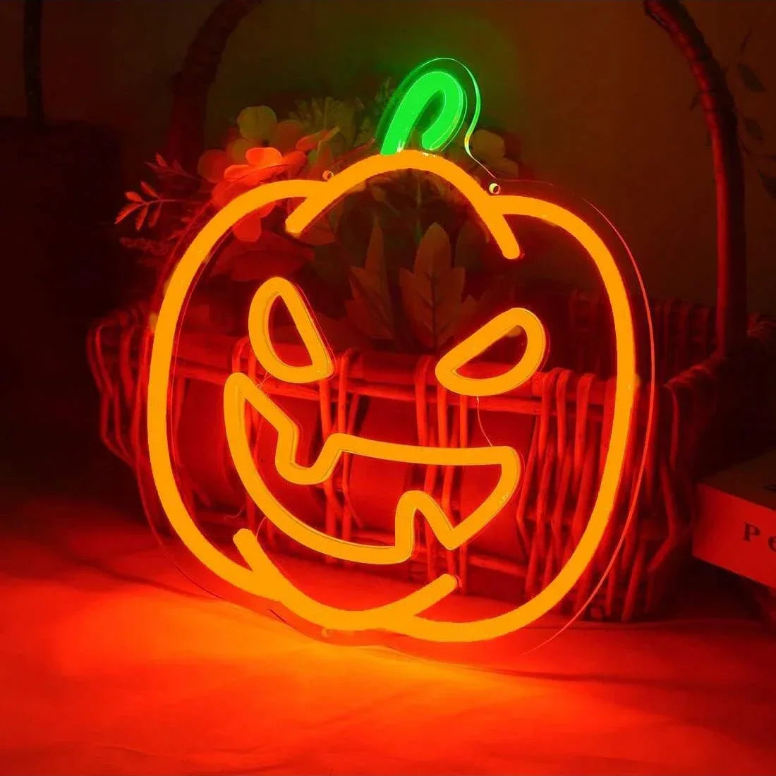 Halloween Pumbkin Neon Light