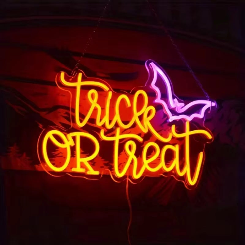 Trick or Treat Neon Sign 