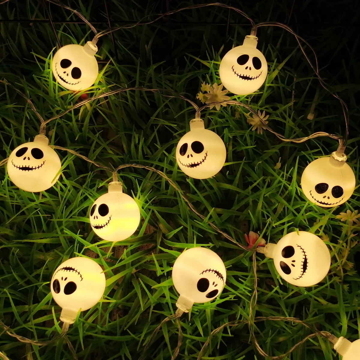 2025 Halloween Ghost String Lights LED 