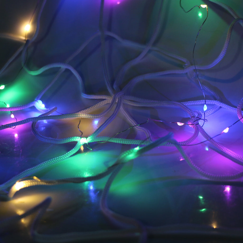LED Halloween Giant Spider Web 