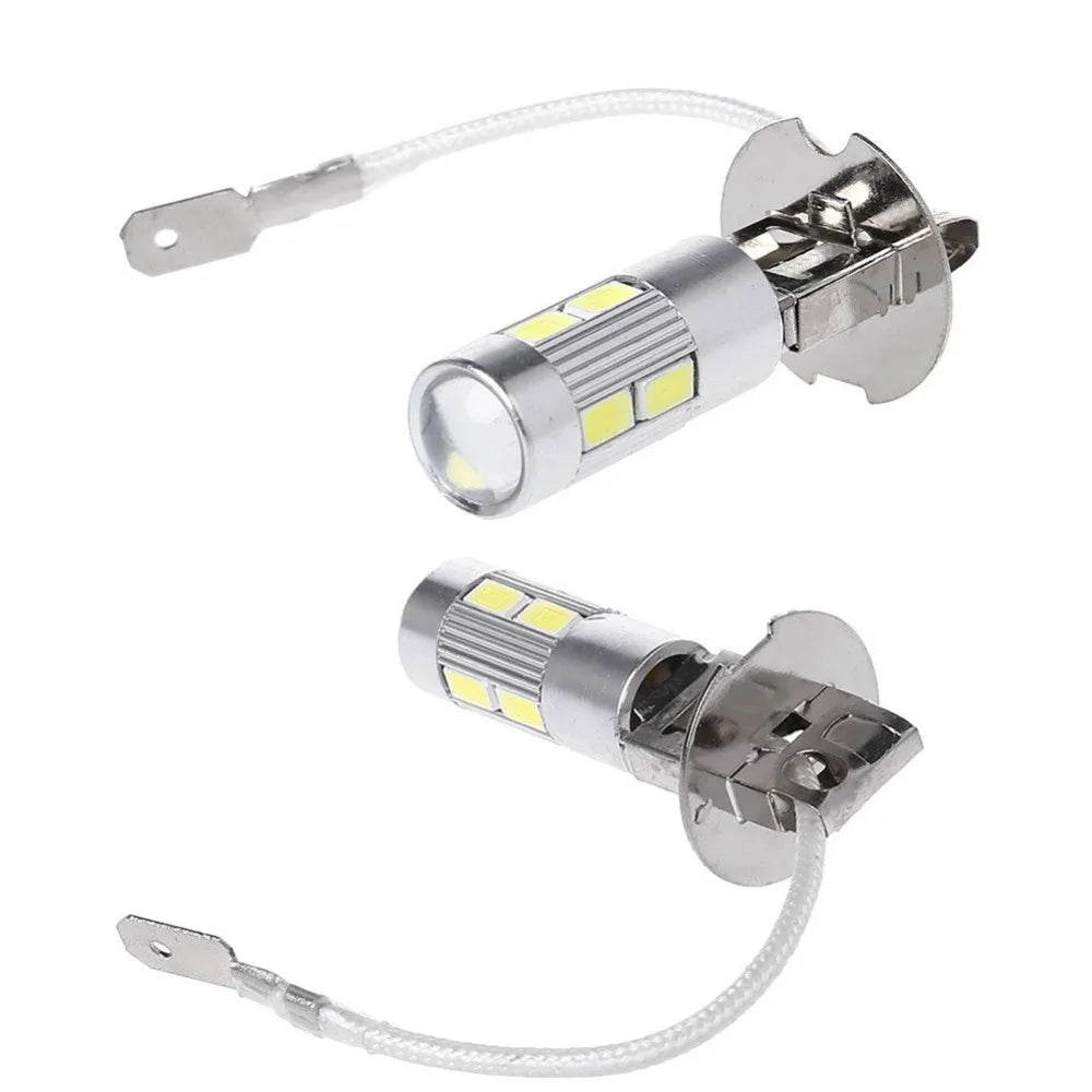 2pcs H3 LED Car Light Bulbs – 12V 5W | Long-Life, Shock-Resistant | Dashboard & Instrument Lighting