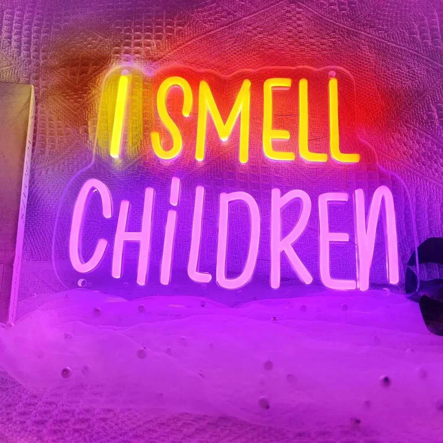 Halloween I Smell Children Neon Sign