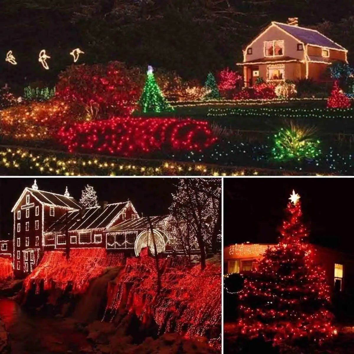 Solar Powered LED String Lights – 8 Modes | Waterproof Garden & Patio Fairy Lights with Long Runtime