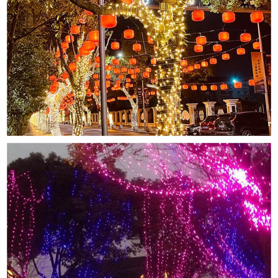Solar Powered LED String Lights – 8 Lighting Modes | Waterproof Outdoor Garden Fairy Lights